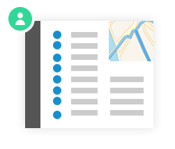 Field service engineers app with GPS tracking