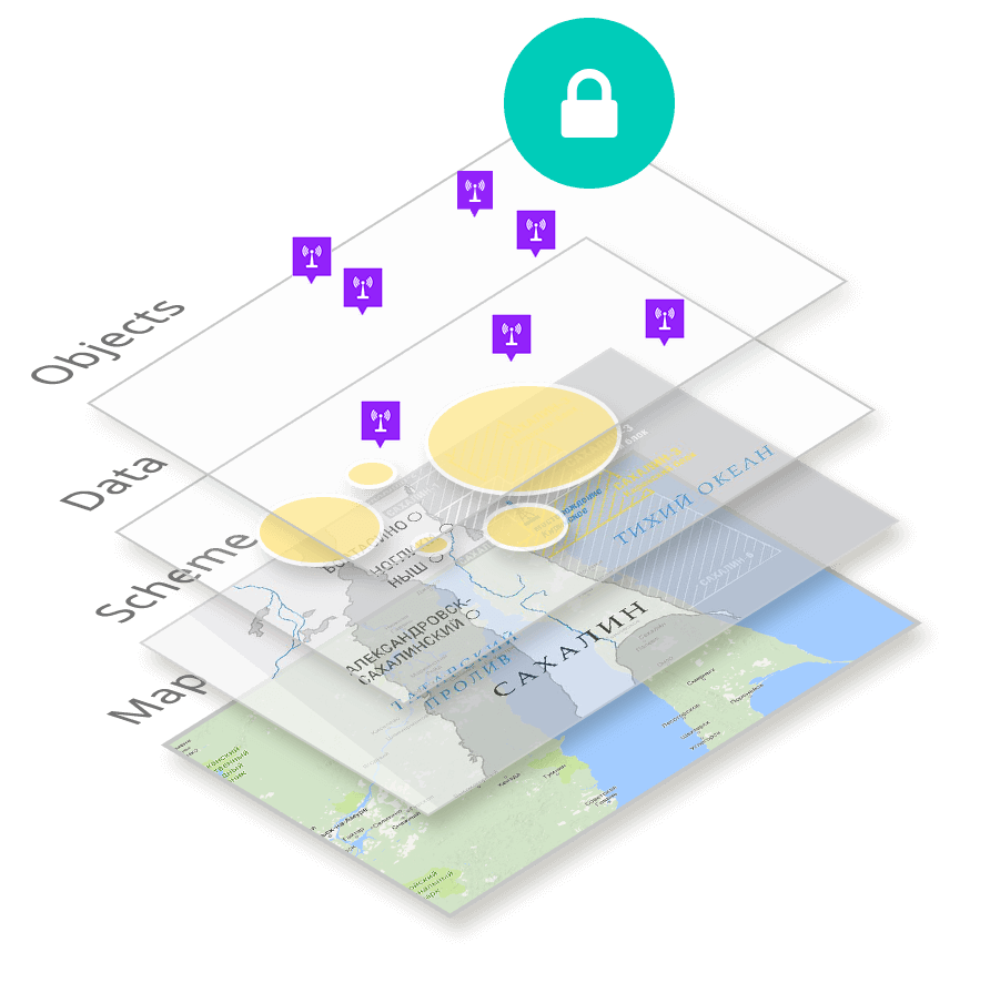 Field Agents Tracking on Map