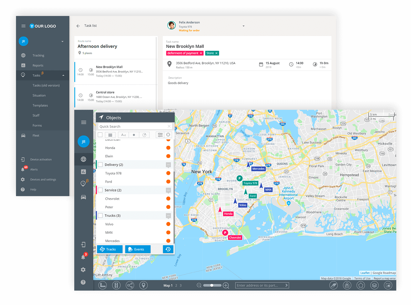 Gestión y seguridad del conductor – Aplicaciones móviles con GPS