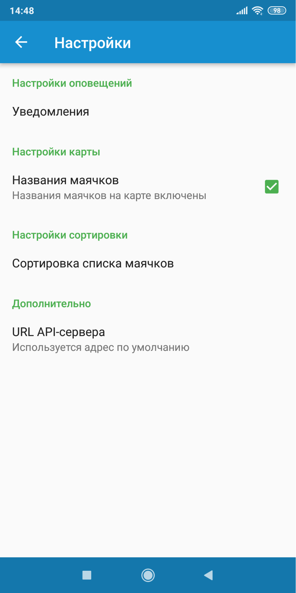 Основные функции