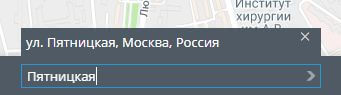 Поиск адреса на карте