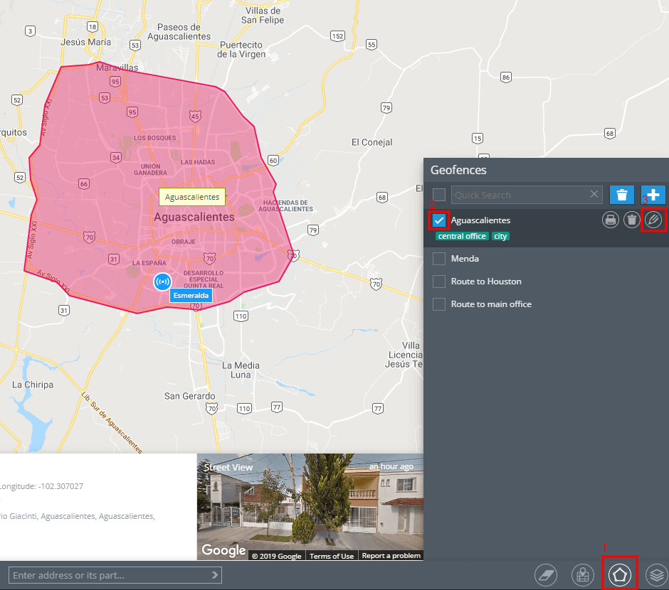 Colour your geofences