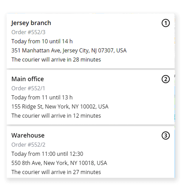 Online Delivery Tracking